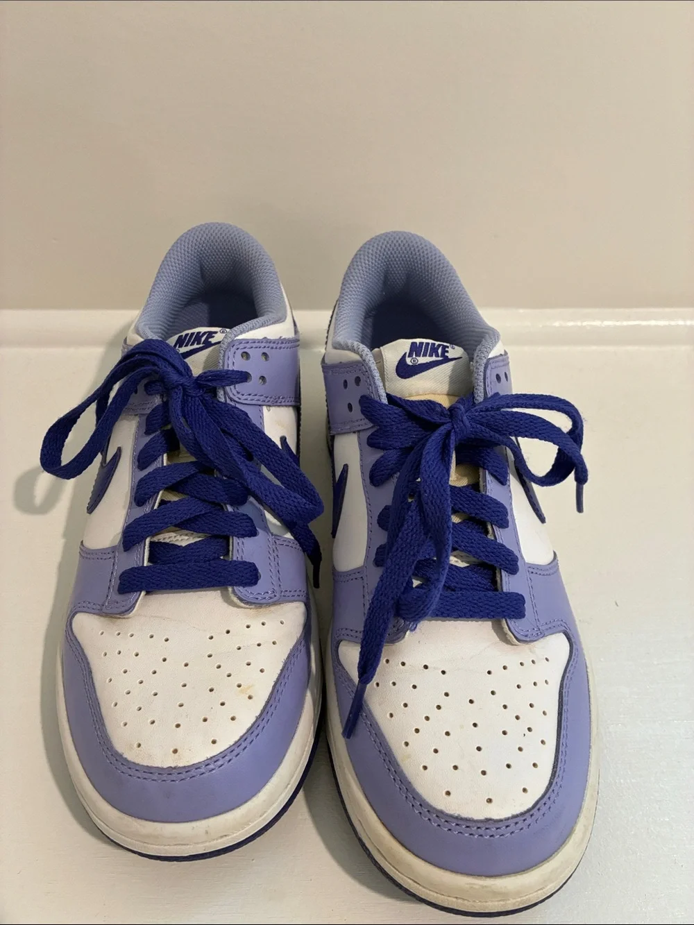 Nike Kids Lavender & Royal Blue Low-Top Sneakers